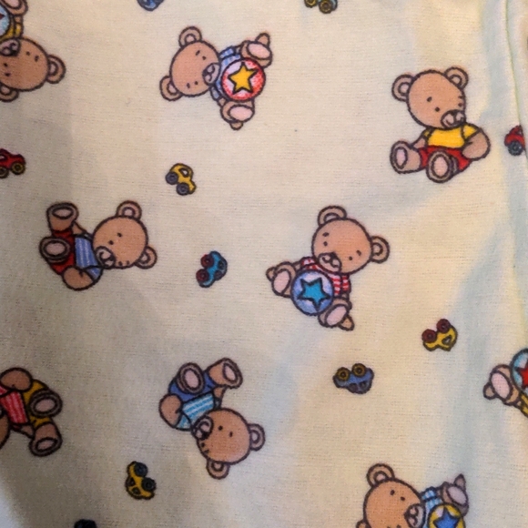 ❤️ TEDDY BEAR 2 PCE Boys Pajama Sz 3 NWT - Picture 4 of 5